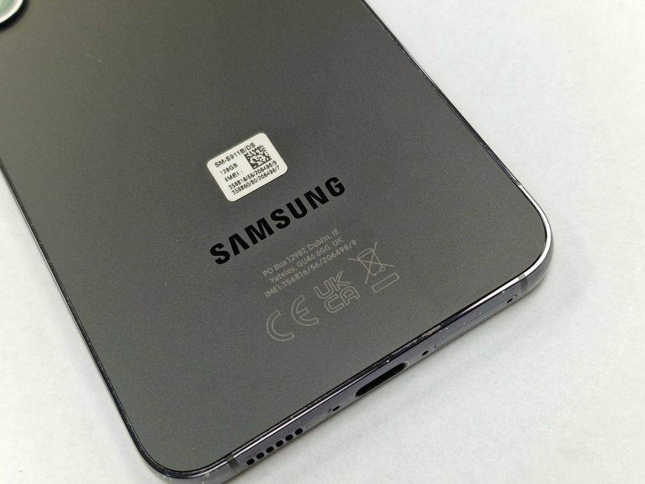 Samsung Galaxy S23/ 8GB/ 128GB/ Phantom Black/ Grade C + ładowarka