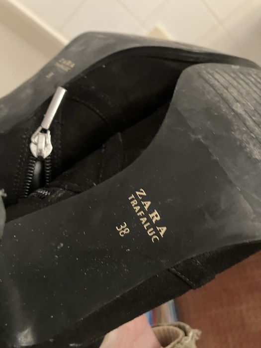 Botins Zara pretos 38