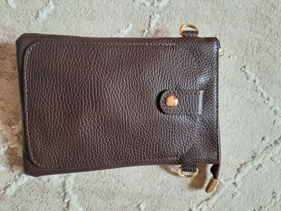 Нова шкіряна італійська сумка