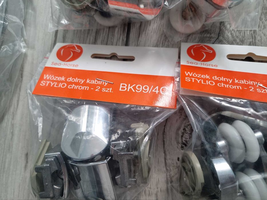 Rolki Kółka Do Kabiny Prysznicowej Komplet - NOWE