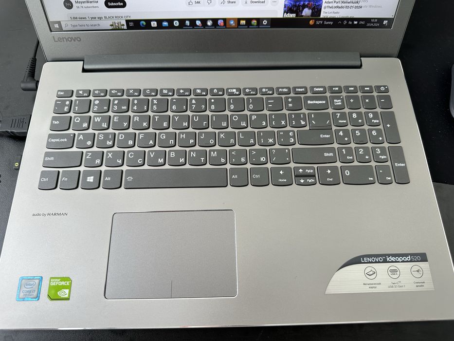 Lenovo IdeaPad 520-15IKB/i7-7500U/RAM16GB/HDD 1TB+SSD 256GB/GT940MX4GB