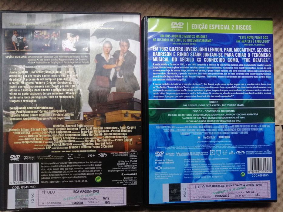 Boa viagem Jean Paul Rappeneau The Beatles Eight Days a Week