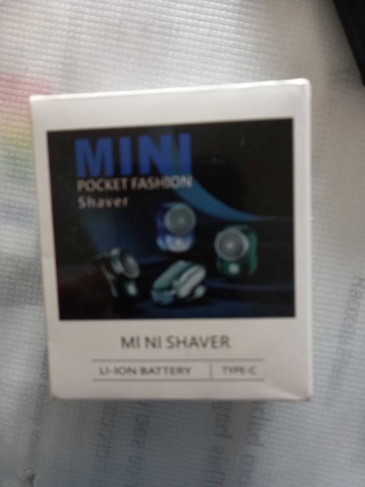 Barbeador Rotativo Mini Compacto Recarregável por USB