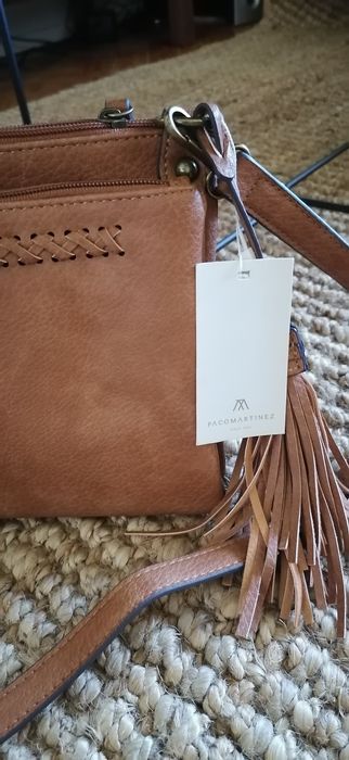 Carteira / Mala / Bolsa camel Paco Martinez Novo