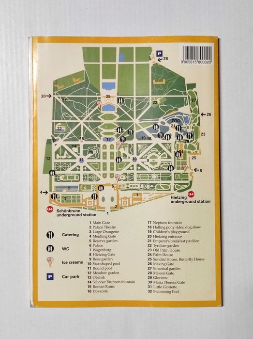 Guia Palácio Schönbrunn Viena Áustria (inglês)