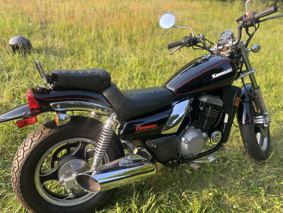 Kawasaki Eliminator 250 z 1998 r. Holandia przebieg 14640 km. Chopper
