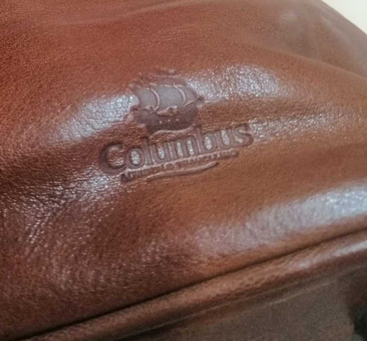 Mala Malote Clássico couro genuíno * Como nova