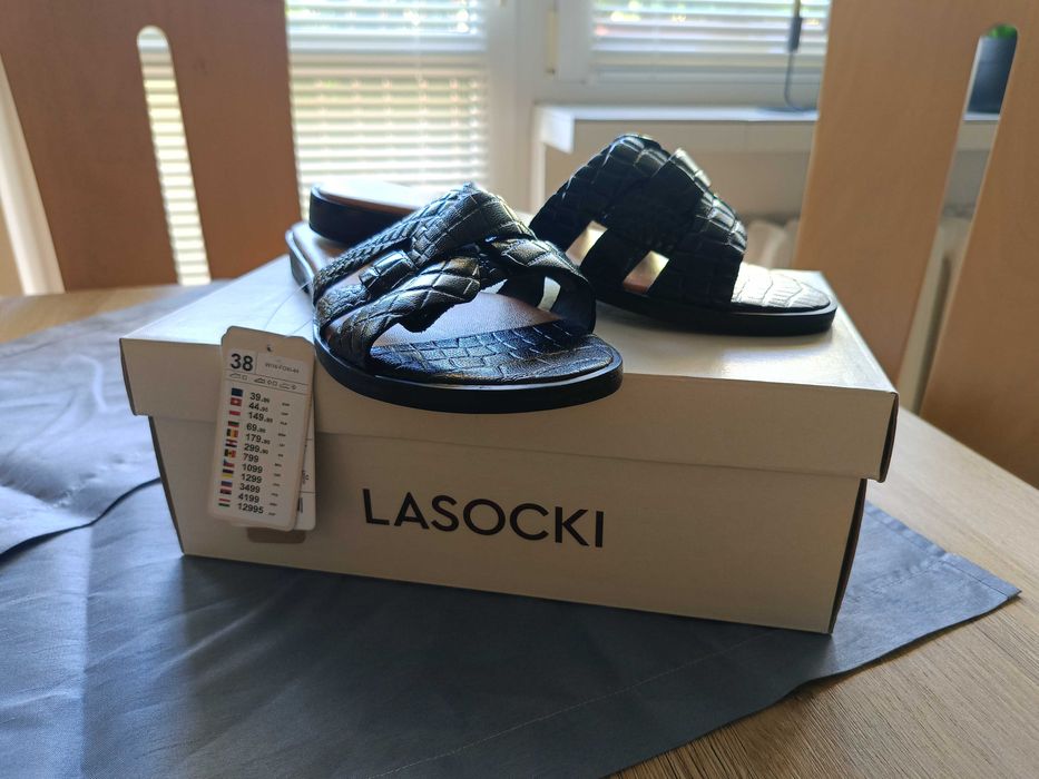 klapki LASOCKI czarne 38