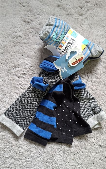 Skarpety chłopięce 9 par nowe