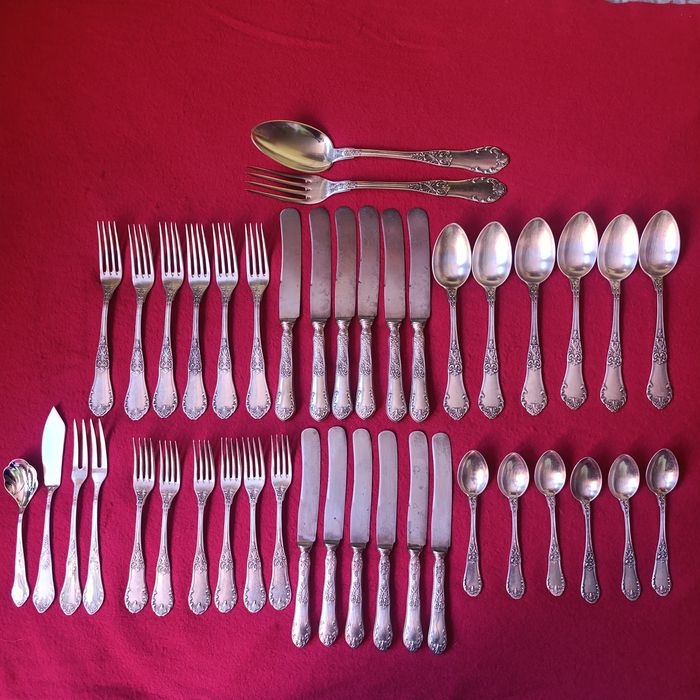 Sztućce Fraget styl Romański przedwojenne