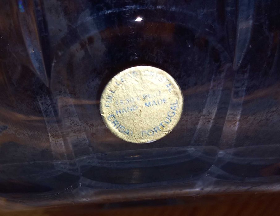 Peça decorativa em cristal