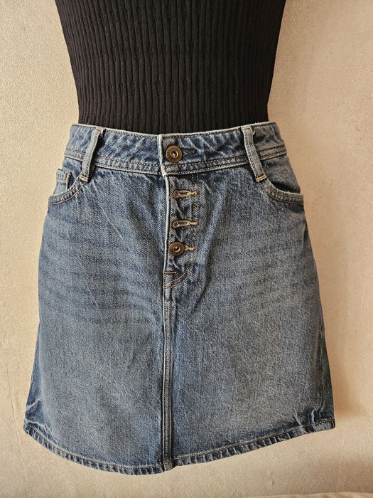 Spódnica jeansowa 36 S esprit mini jeans  klasyk
