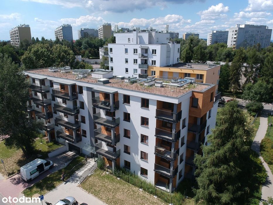 Jasne funkcjonalne 2pokojowe mieszkanie z ogródkiem w kameralnym bloku