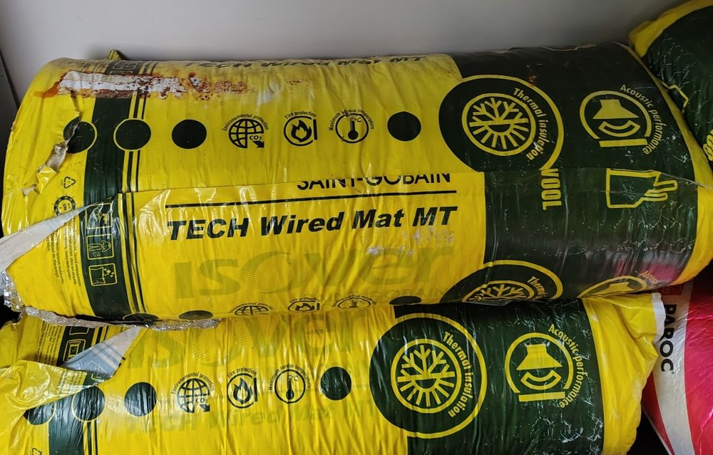 Sprzedam wełne tech wired mat isover 100mm