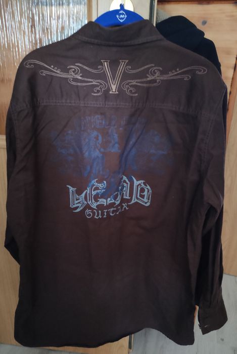 Koszula brązowa męska