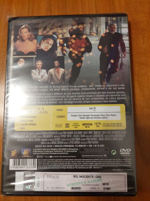 Dvd - Sol Nascente Novo Selado