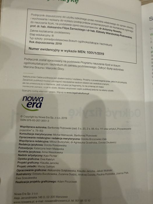 Odkryć fizykę 1 Podręcznik zakres podstawowy