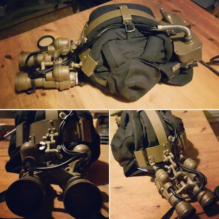 Binóculos russos vintage de visão noturna