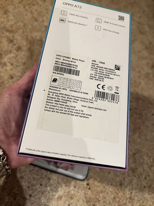 Telefon smartfon Oppo A72