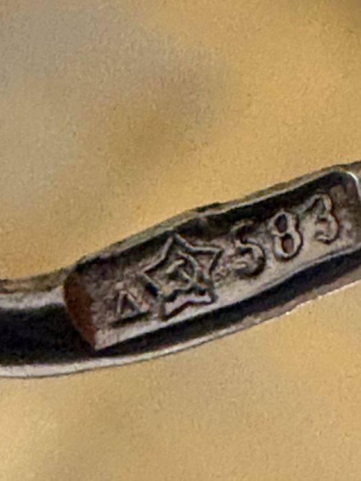 Золотой кулон Подкова СССР 583 проба б/у