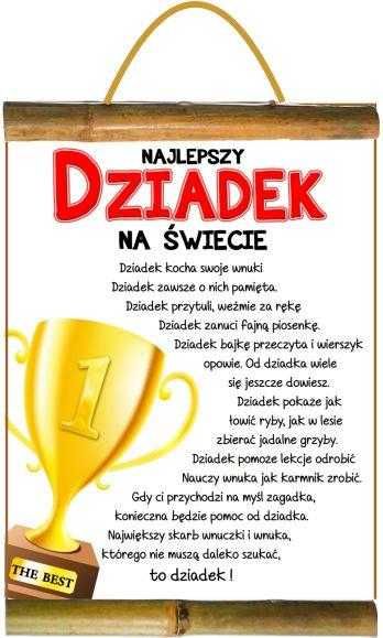 dyplom na Dzień DZIADKA super cena