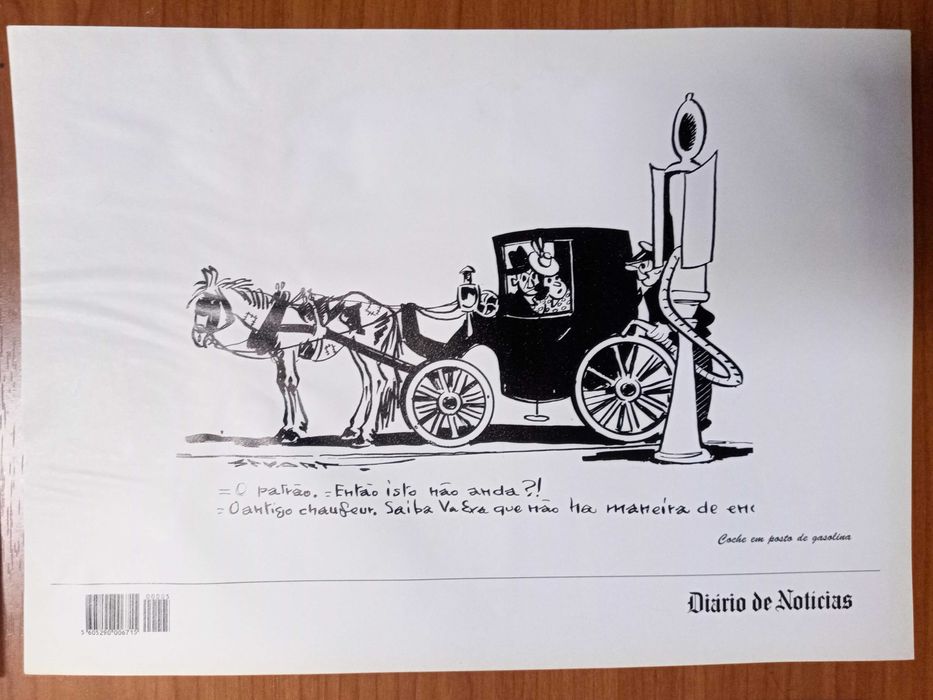 STUART INÉDITO DN 1990 fac-similes de desenhos de Stuart de Carvalhais