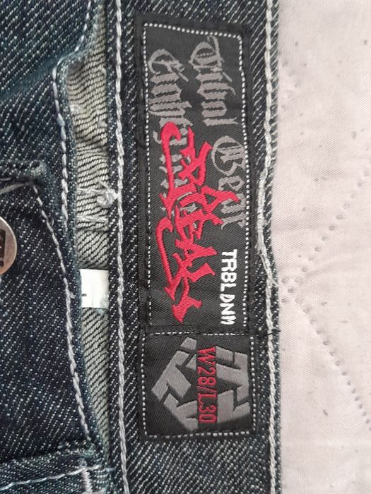 Spodnie młodzieżowe Tribal Hiphopowe Denim