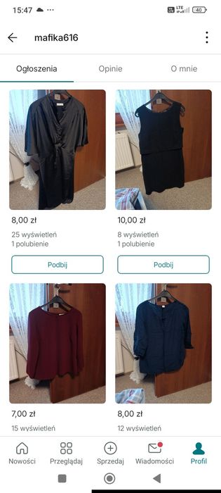 Duży zestaw ubrań rózne rozmiary