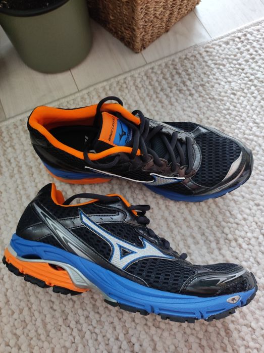 Mizuno wave laser 2 czarne pomarańczowe buty sportowe do biegania