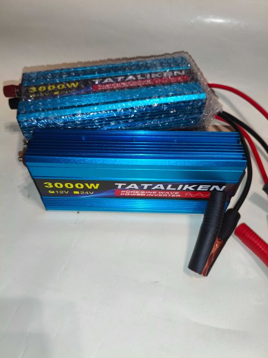 НОВІ ІНВЕРТОРИ Tataliken 3000W 12/220 ШВИДКА ВІДПРАВКА Синусоїда чиста