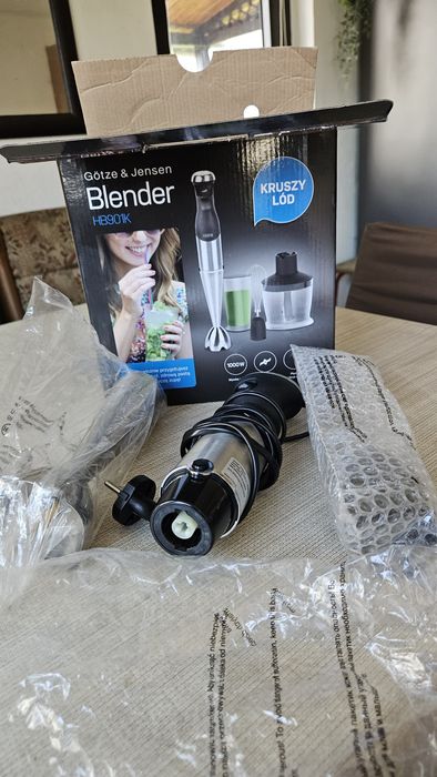 Blender ręczny Götze & Jensen HB901K  1000 W z  tytanowymi ostrzami