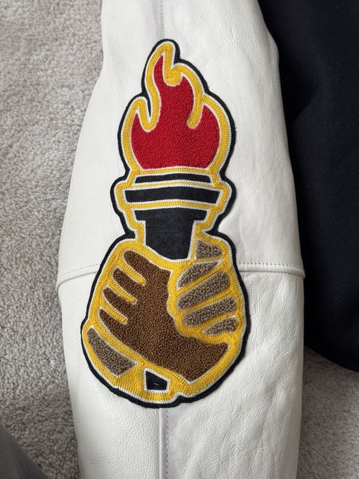 Кожанная куртка H&M x Heron Preston мужская настоящая кожа