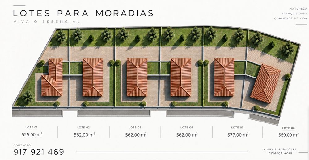 Lotes para moradias | Castelões, Guimarães