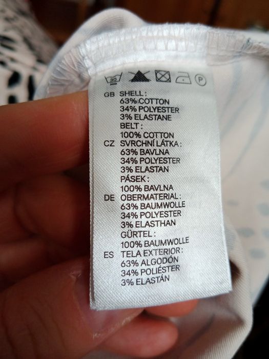 Sukienka bez ramiączek H&M s