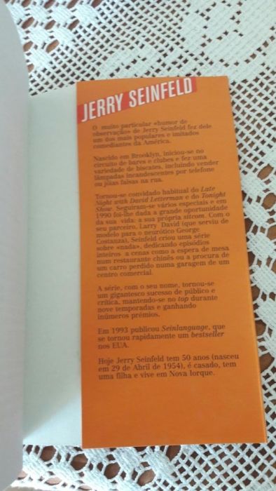Jerry Seinfeld linguagem seinfeld livro