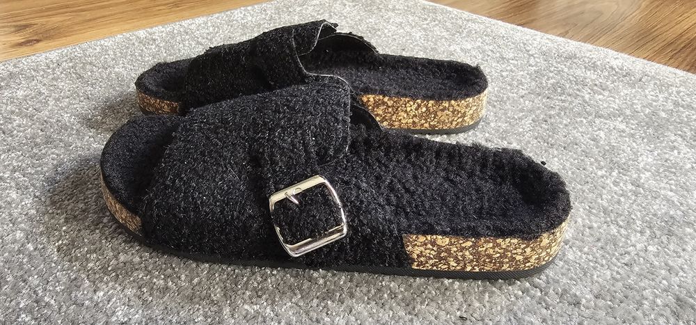 Klapki laczki profil korek chodaki mule 39