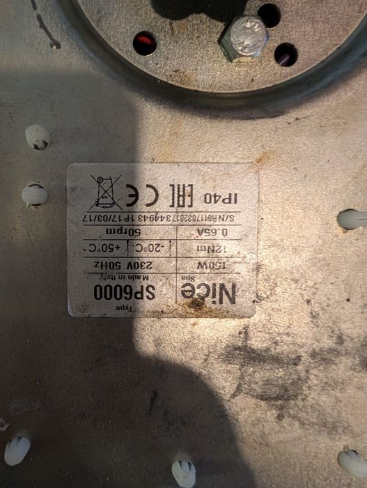 Napęd garażowy Nice