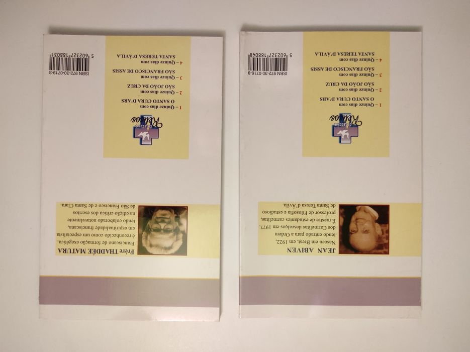 Livros da coleção "Quinze dias com..." 2€ unidade