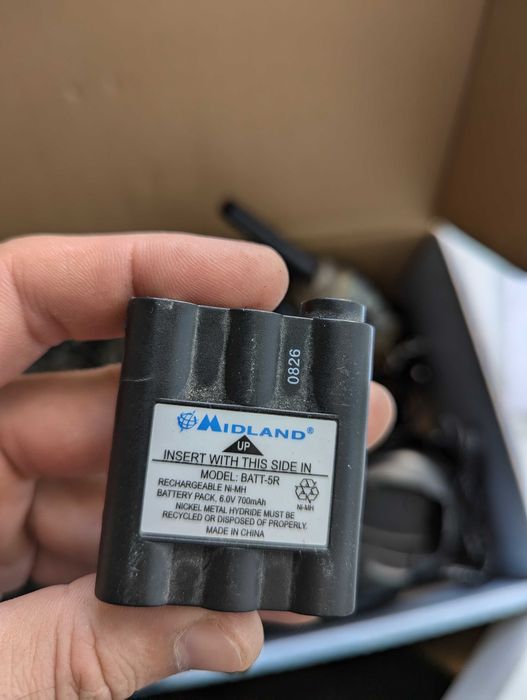 Рації 5шт. Midland MODEL: GXT950 з гарнітурою та зарядними