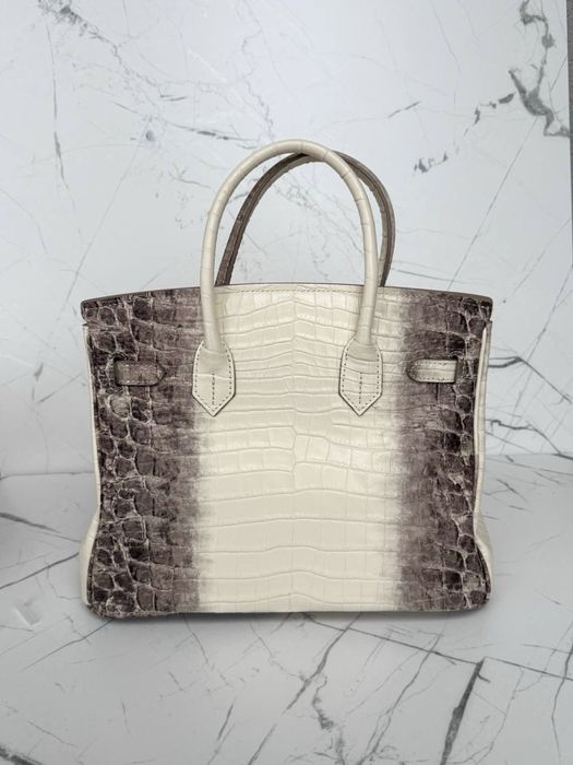 Сумка Hermes Birkin 30 himalaya крокодил натуральна шкіра , Ермес Біркін гімалая, Эрмес биркин гималая crocodile