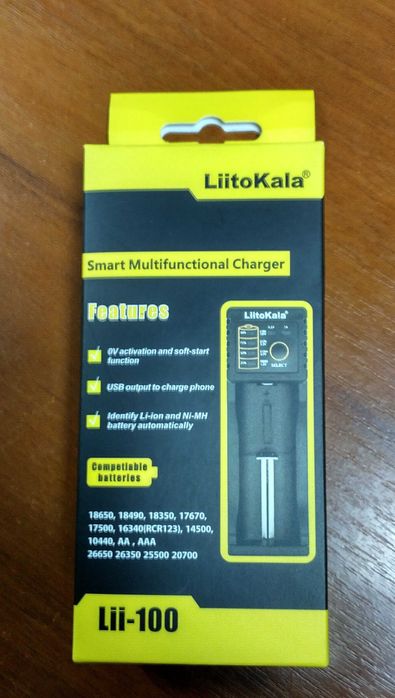 Зарядний пристрій Liitokala  Lii-100