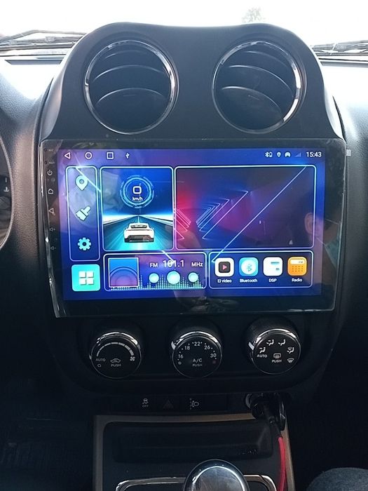 Магнитола Jeep compass,  patriot 2010-2016,android,камера заднего вида