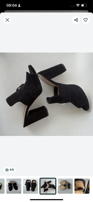 Michael Kors klapki mule zamsz 38 czarne