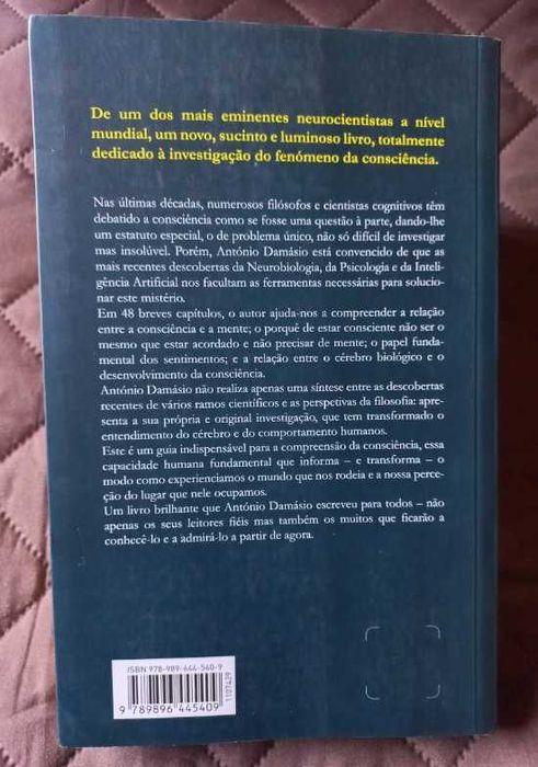 Sentir & Saber; A Caminho da Consciência - António Damásio