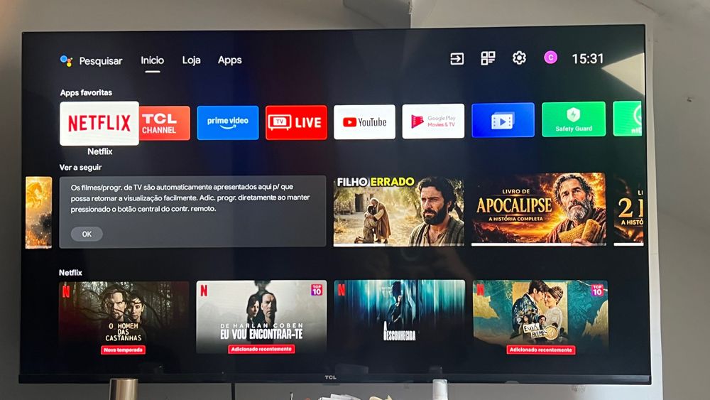 televisão Android TCL “40 polegadas”