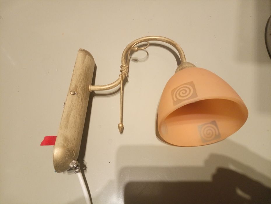 Zestaw oświetlenia - lampa sufitowa i kinkiet