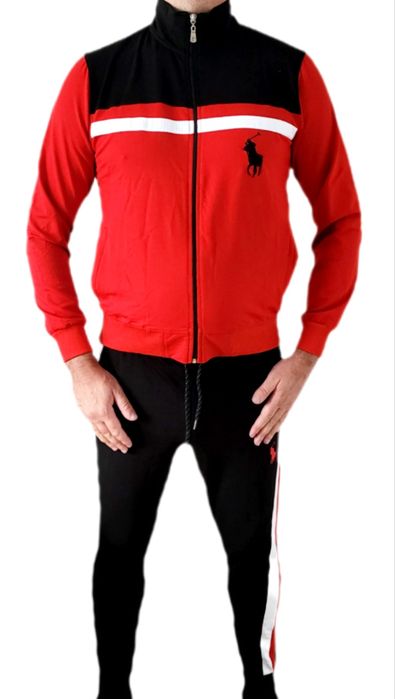 Dres komplet dresowy dwuczęściowy Polo  Black