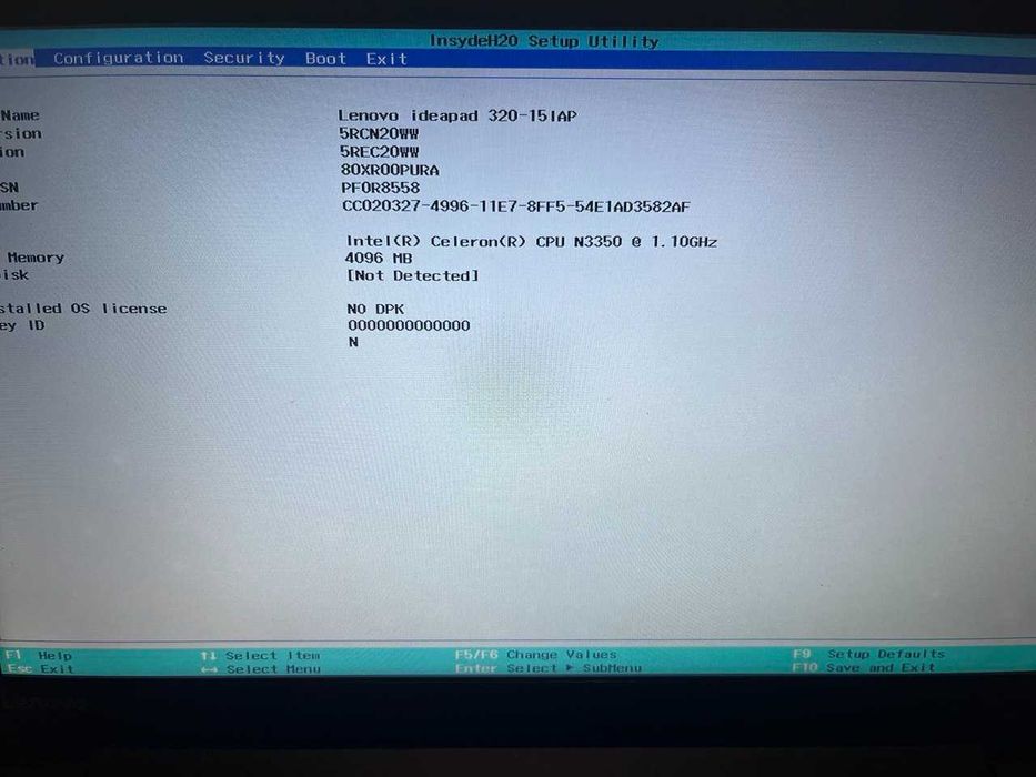 Ноутбук Lenovo IdeaPad 320-15IAP
