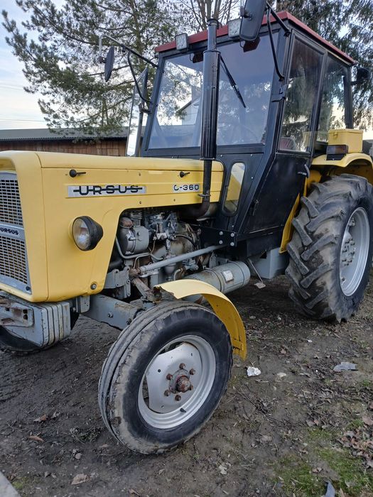 Ursus C-360.  Po remoncie. Nowy blok silnika.