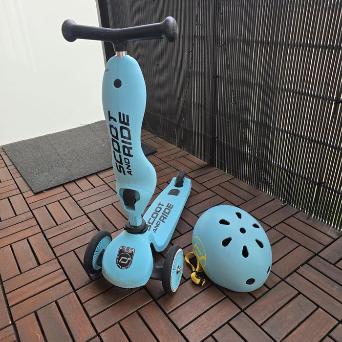 Hujalnoga jeździk scoot and ride kask